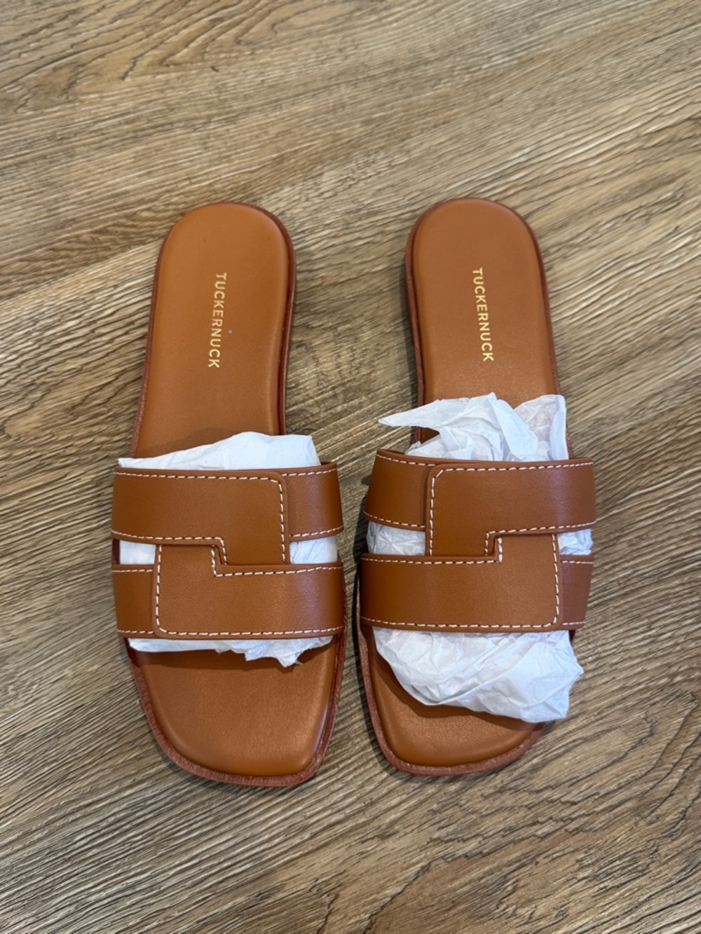 Tuckernuck Muse Cognac Sandals - Never worn - Picture 7 of 8